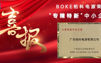 Corporate Honor I BOKE Awarded Specialized in special new small and medium-sized enterprises